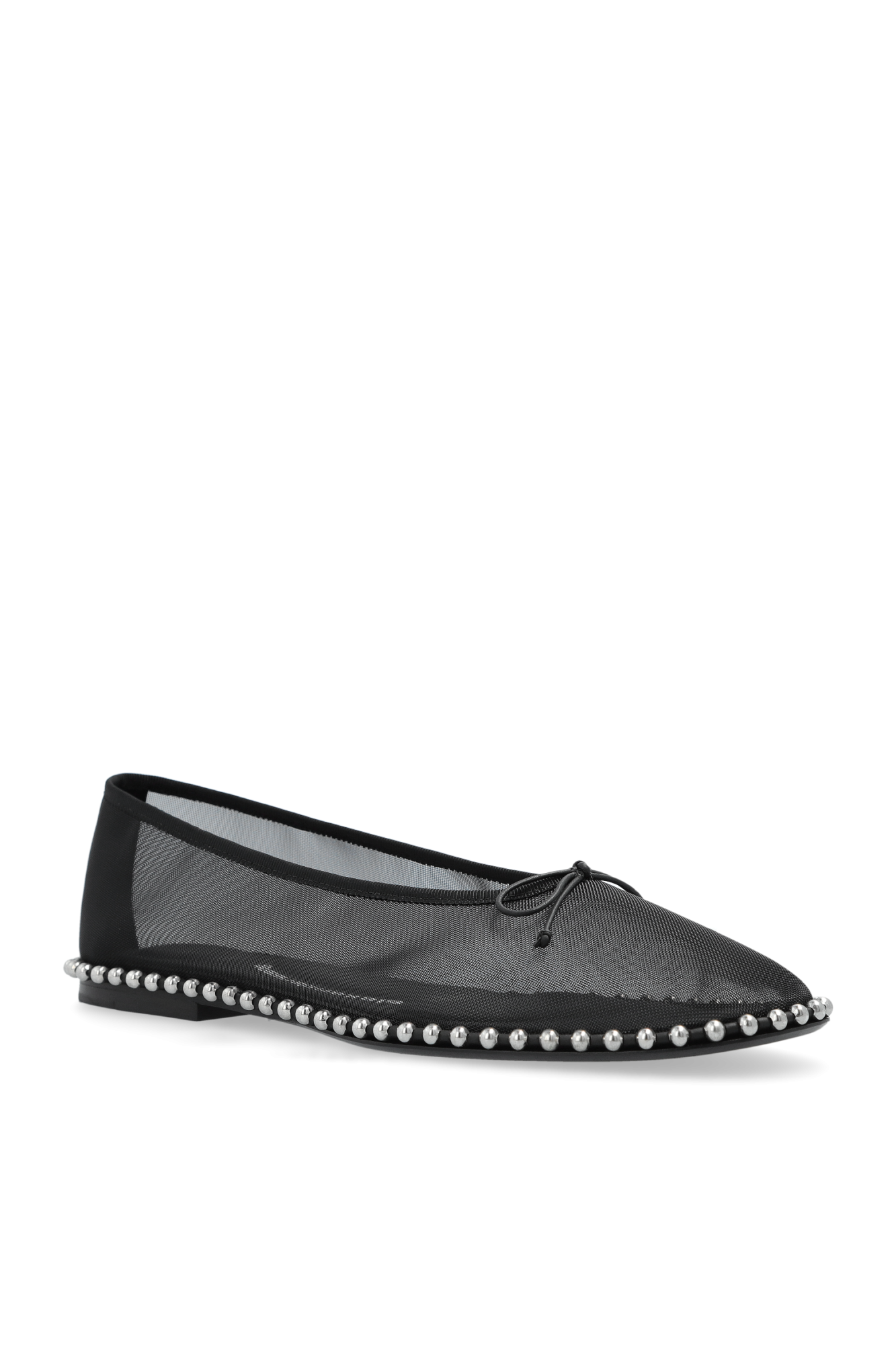 ALEXANDER WANG Lina メッシュ バレエシューズ スタッズ Alexander Wang Lina Ballchain Mesh Flats | Saks Fifth Avenue